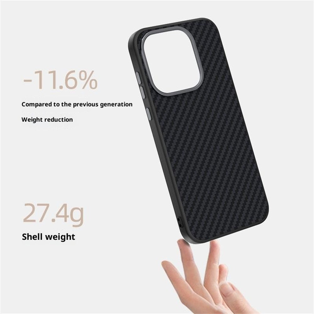 ABEEL For OnePlus 15 5G Magnetic Case Wide Carbon Fiber Texture Back Cover