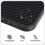 ABEEL For OnePlus 15 5G Magnetic Case Carbon Fiber Texture Back Cover