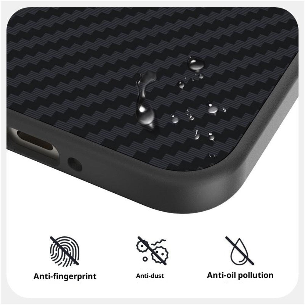 ABEEL For OnePlus 15 5G Magnetic Case Wide Carbon Fiber Texture Back Cover