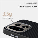 ABEEL For OnePlus 15 5G Magnetic Case Carbon Fiber Texture Back Cover