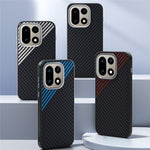 ABEEL For OnePlus 15 5G Magnetic Case Wide Carbon Fiber Texture Back Cover