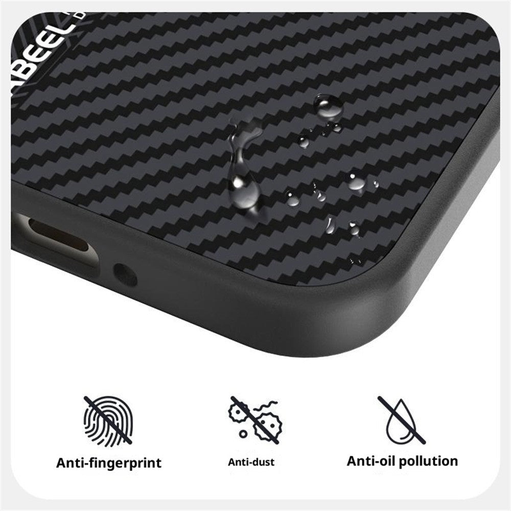 ABEEL-magnetcover til OnePlus 15 5G, PC + TPU + aluminiumslegering + slankt PU-læder-mobilcover