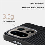 ABEEL-magnetcover til OnePlus 15 5G, PC + TPU + aluminiumslegering + slankt PU-læder-mobilcover