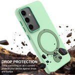 Samsung Galaxy S25+ / S24+ Magnetiskt skal Roterande ring Stödfunktion TPU + PC mobilbaksida