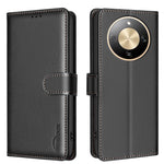 BINFEN COLOR For Honor Magic8 Lite 5G / X9d 5G / X70 5G Leather Case  BF32 Wallet RFID Blocking Phone Cover