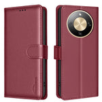 BINFEN COLOR For Honor Magic8 Lite 5G / X9d 5G / X70 5G Leather Case  BF32 Wallet RFID Blocking Phone Cover