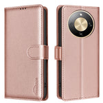 BINFEN COLOR For Honor Magic8 Lite 5G / X9d 5G / X70 5G Leather Case  BF32 Wallet RFID Blocking Phone Cover