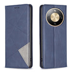 For Honor Magic8 Lite 5G / X9d 5G / X70 5G Case Card Slots Geometry Imprint Leather Phone Cover