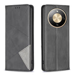 For Honor Magic8 Lite 5G / X9d 5G / X70 5G Case Card Slots Geometry Imprint Leather Phone Cover