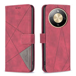 BINFEN COLOR til Honor Magic8 Lite 5G / X9d 5G / X70 5G Telefoncover Pungfoderal Geometri Præget Lædercover