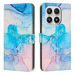 For Xiaomi 17 Stand Case Marble Pattern PU Leather Wallet Phone Cover