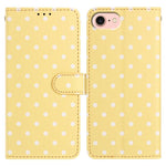 For iPhone 17th / 16th Leather Case Polka Dot Pattern Wallet Stand Folio Phone Cover