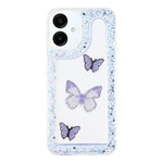 For Samsung Galaxy A06 4G Case DIY Butterfly Glitter Epoxy Soft TPU Phone Back Cover
