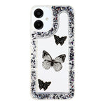 For Samsung Galaxy A06 4G Case DIY Butterfly Glitter Epoxy Soft TPU Phone Back Cover