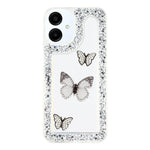 For Samsung Galaxy A06 4G Case DIY Butterfly Glitter Epoxy Soft TPU Phone Back Cover