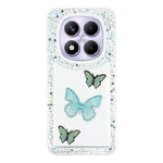 For Xiaomi Redmi Note 14 Pro 5G  /  Poco X7 5G Case DIY Butterfly Glitter Epoxy Soft TPU Phone Back Cover