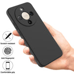 For Honor Magic8 Lite 5G / X9d 5G / X70 5G Liquid Silicone Case Phone Back Cover with Hand Strap
