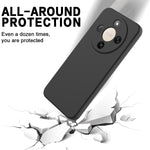 For Honor Magic8 Lite 5G / X9d 5G / X70 5G Liquid Silicone Case Phone Back Cover with Hand Strap