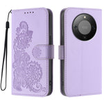 For Honor Magic8 Lite 5G / X9d 5G / X70 5G Phone Cases Mandala Flower Leather Wallet Mobile Cover with Strap