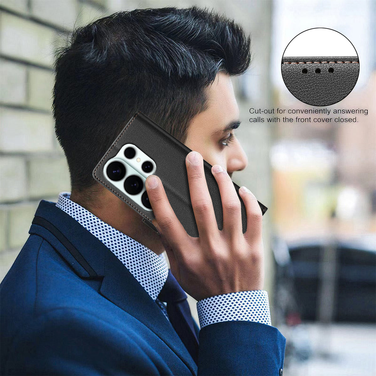 BINFEN COLOR For Samsung Galaxy S26 Ultra Leather Case  BF32 Wallet RFID Blocking Phone Cover