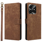 PU Leather Case for Honor X5c 4G / X5c Plus 4G / Play10A 4G Wallet RFID Blocking Phone Cover Stand with Strap