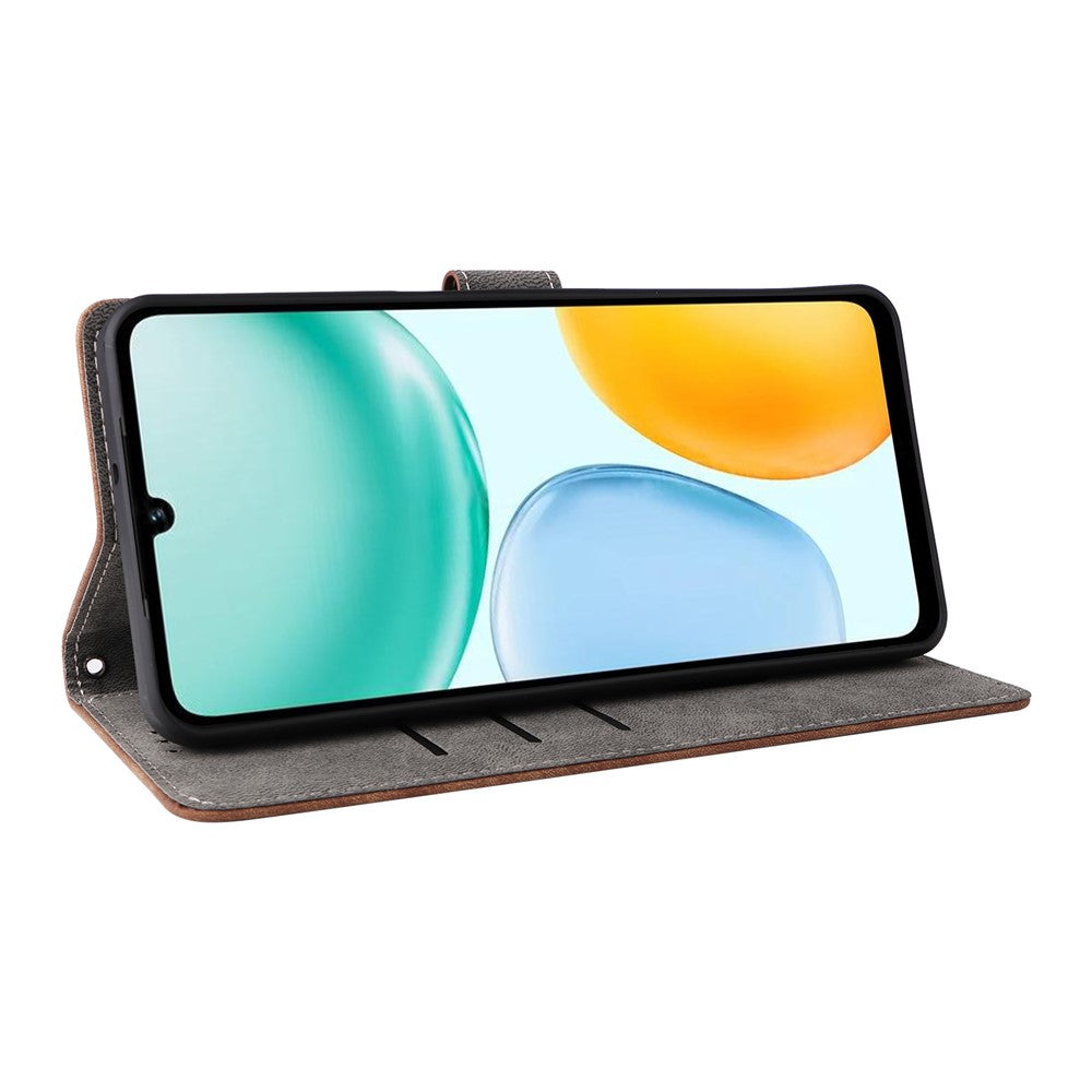 PU Leather Case for Honor X5c 4G / X5c Plus 4G / Play10A 4G Wallet RFID Blocking Phone Cover Stand with Strap