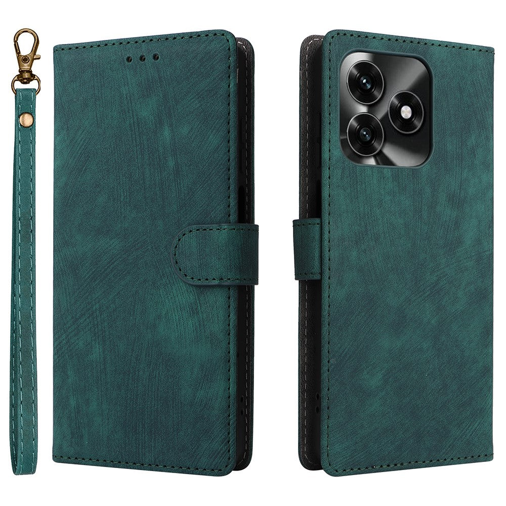 PU Leather Case for Honor X5c 4G / X5c Plus 4G / Play10A 4G Wallet RFID Blocking Phone Cover Stand with Strap