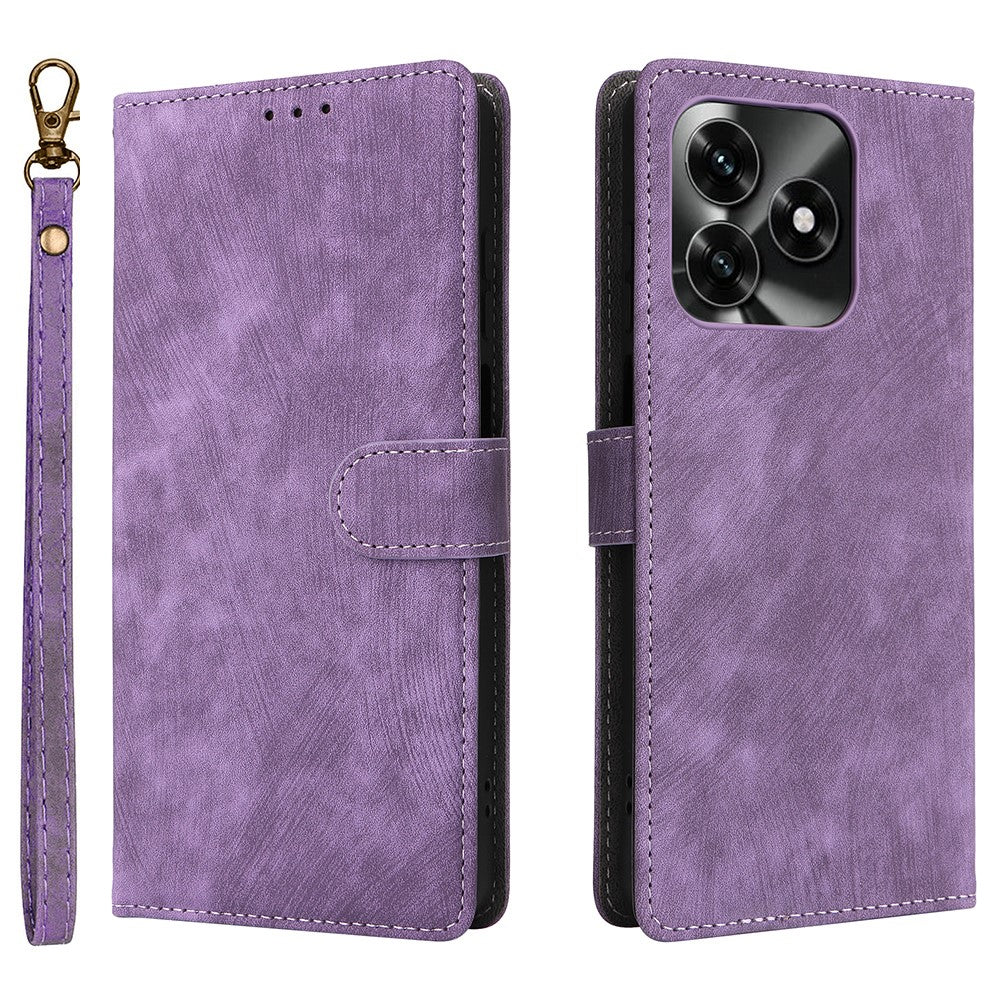 PU Leather Case for Honor X5c 4G / X5c Plus 4G / Play10A 4G Wallet RFID Blocking Phone Cover Stand with Strap