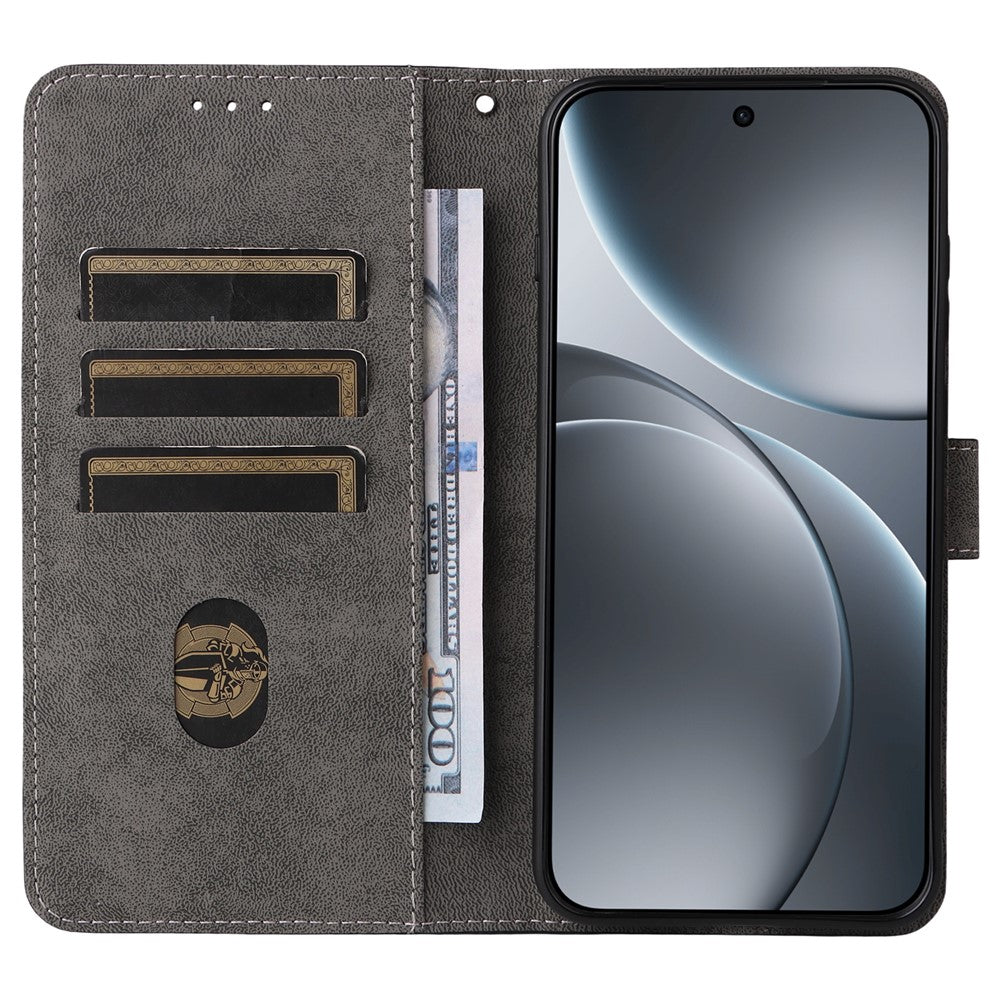 For Oppo Find X9 5G Case Wallet RFID Blocking PU Leather Phone Cover Stand with Strap
