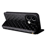 For Oppo Find X9 5G Case Wallet Rhombus Imprinted PU Leather Phone Cover