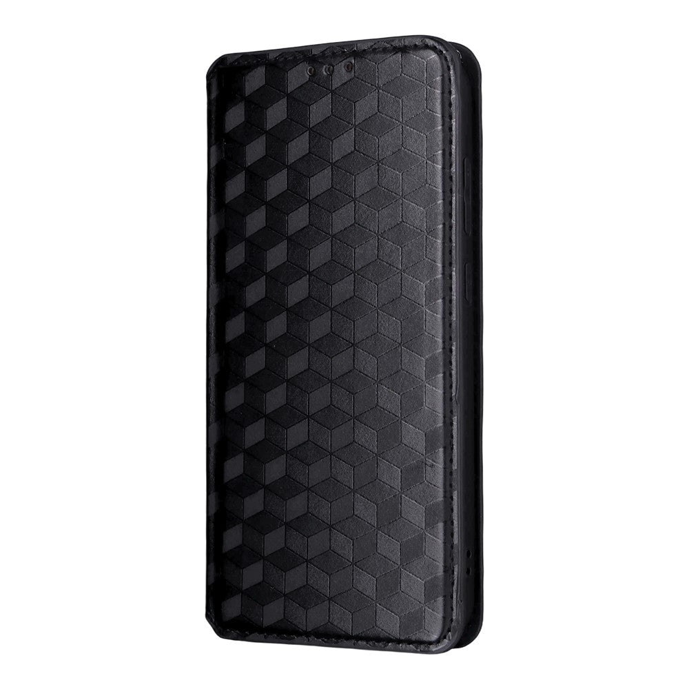 For Oppo Find X9 5G Case Wallet Rhombus Imprinted PU Leather Phone Cover
