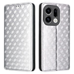 For Oppo Find X9 5G Case Wallet Rhombus Imprinted PU Leather Phone Cover