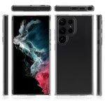 Samsung Galaxy S23 Ultra Stötsäkert Akryl + TPU Mobilskal Gulnfri Genomskinligt mobilskal