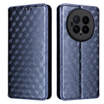 For Honor Magic8 5G Case Wallet Rhombus Imprinted PU Leather Phone Cover