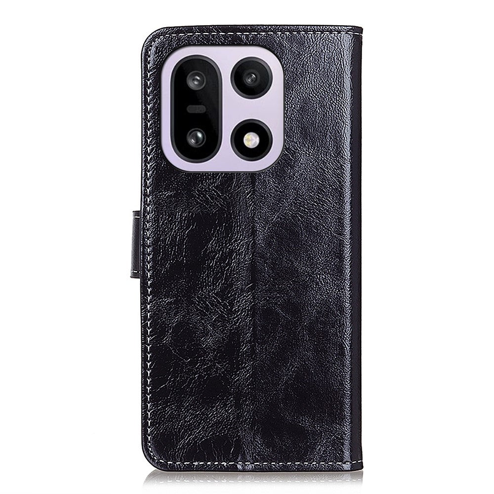 OnePlus 15 5G Plånboksfodral Lädermobilfodral Crazy Horse Texture