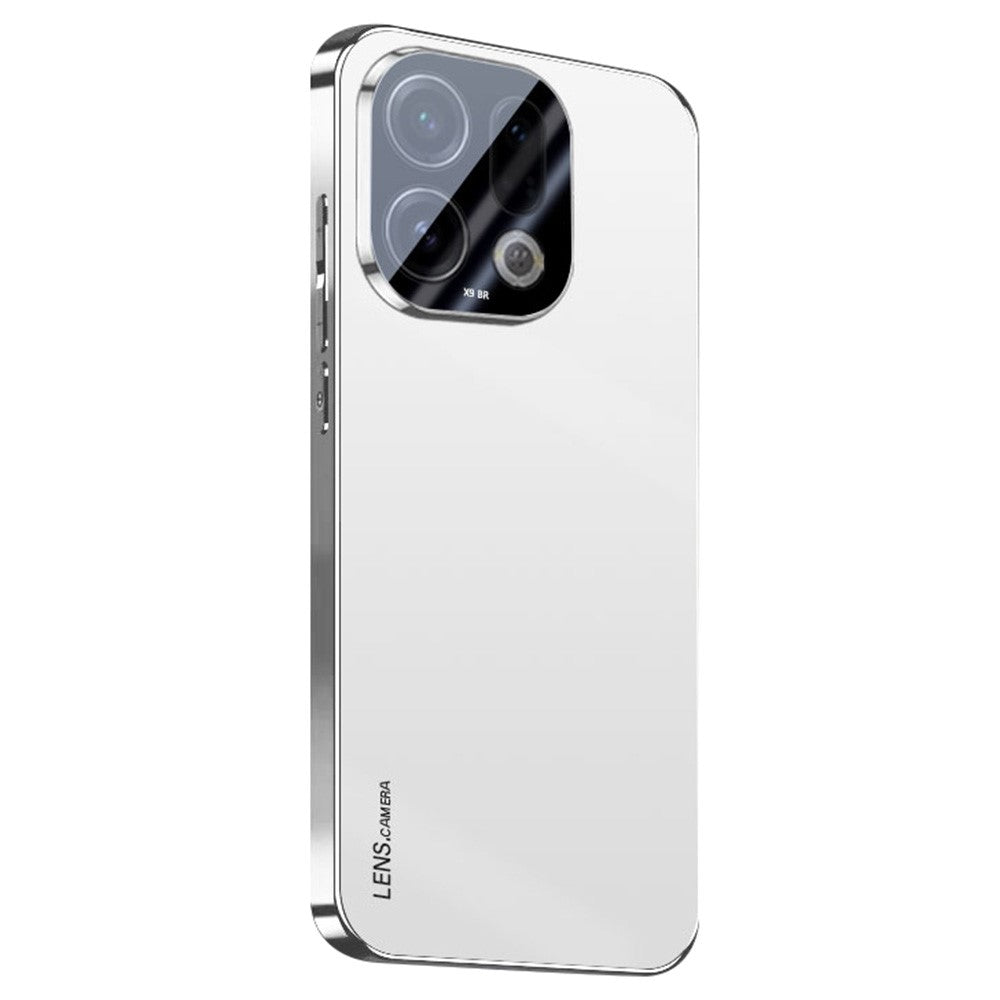 For Oppo Find X9 5G Case Acrylic + TPU + Metal Anti-Scratch Phone Cover with Electroplating Frame