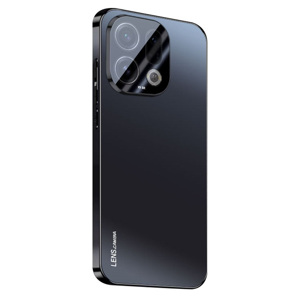 For Oppo Find X9 5G Case Acrylic + TPU + Metal Anti-Scratch Phone Cover with Electroplating Frame