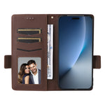 For Honor Magic8 Pro 5G Case Litchi Texture Wallet Leather Phone Cover with Wrist Strap