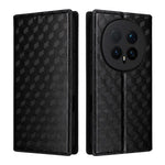 For Honor Magic8 Pro 5G Case Wallet Rhombus Imprinted PU Leather Phone Cover