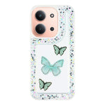 For Xiaomi Redmi 15C 4G (Global) (171mm)  /  Poco C85 4G (171mm) Case DIY Butterfly Glitter Epoxy Soft TPU Phone Back Cover