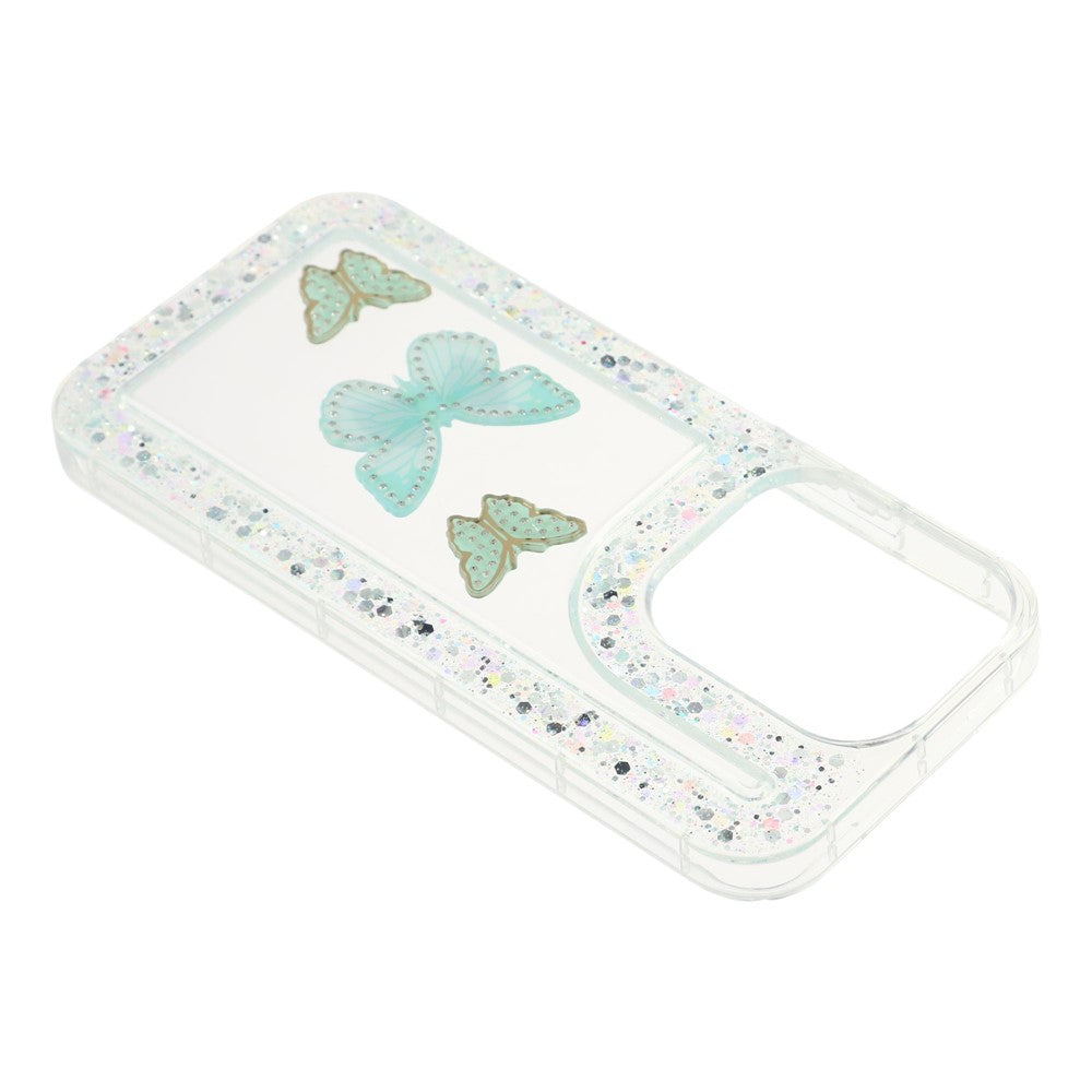 For Xiaomi Redmi 15C 4G (Global) (171mm)  /  Poco C85 4G (171mm) Case DIY Butterfly Glitter Epoxy Soft TPU Phone Back Cover