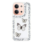 For Xiaomi Redmi 15C 4G (Global) (171mm)  /  Poco C85 4G (171mm) Case DIY Butterfly Glitter Epoxy Soft TPU Phone Back Cover