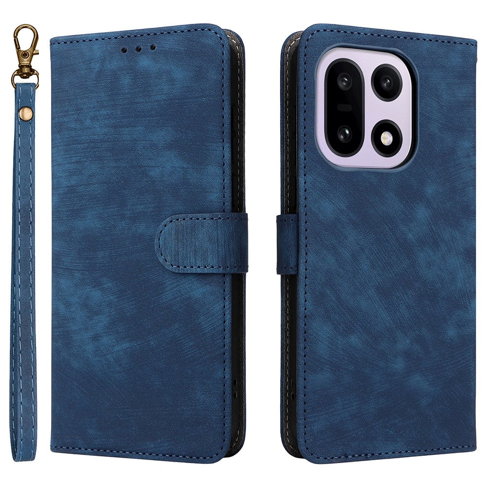 For OnePlus 15 5G Case Wallet RFID Blocking PU Leather Phone Cover Stand with Strap