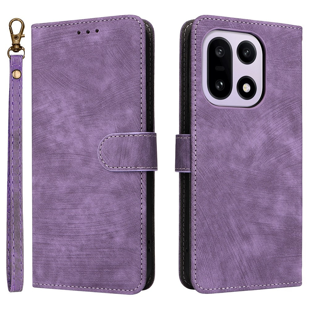 For OnePlus 15 5G Case Wallet RFID Blocking PU Leather Phone Cover Stand with Strap