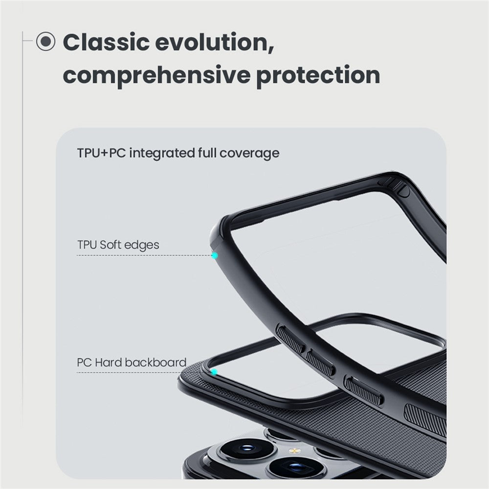 NILLKIN Frosted Shield Pro for Xiaomi Redmi K90 Pro Max 5G / Poco F8 Ultra Magnetic Case PC + TPU Phone Cover