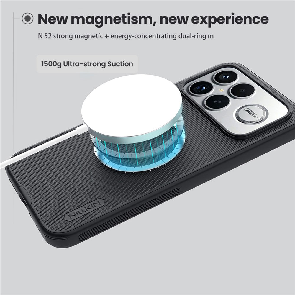 NILLKIN Frosted Shield Pro for Xiaomi Redmi K90 Pro Max 5G / Poco F8 Ultra Magnetic Case PC + TPU Phone Cover