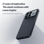 NILLKIN Frosted Shield Pro for Xiaomi Redmi K90 Pro Max 5G / Poco F8 Ultra Magnetic Case PC + TPU Phone Cover