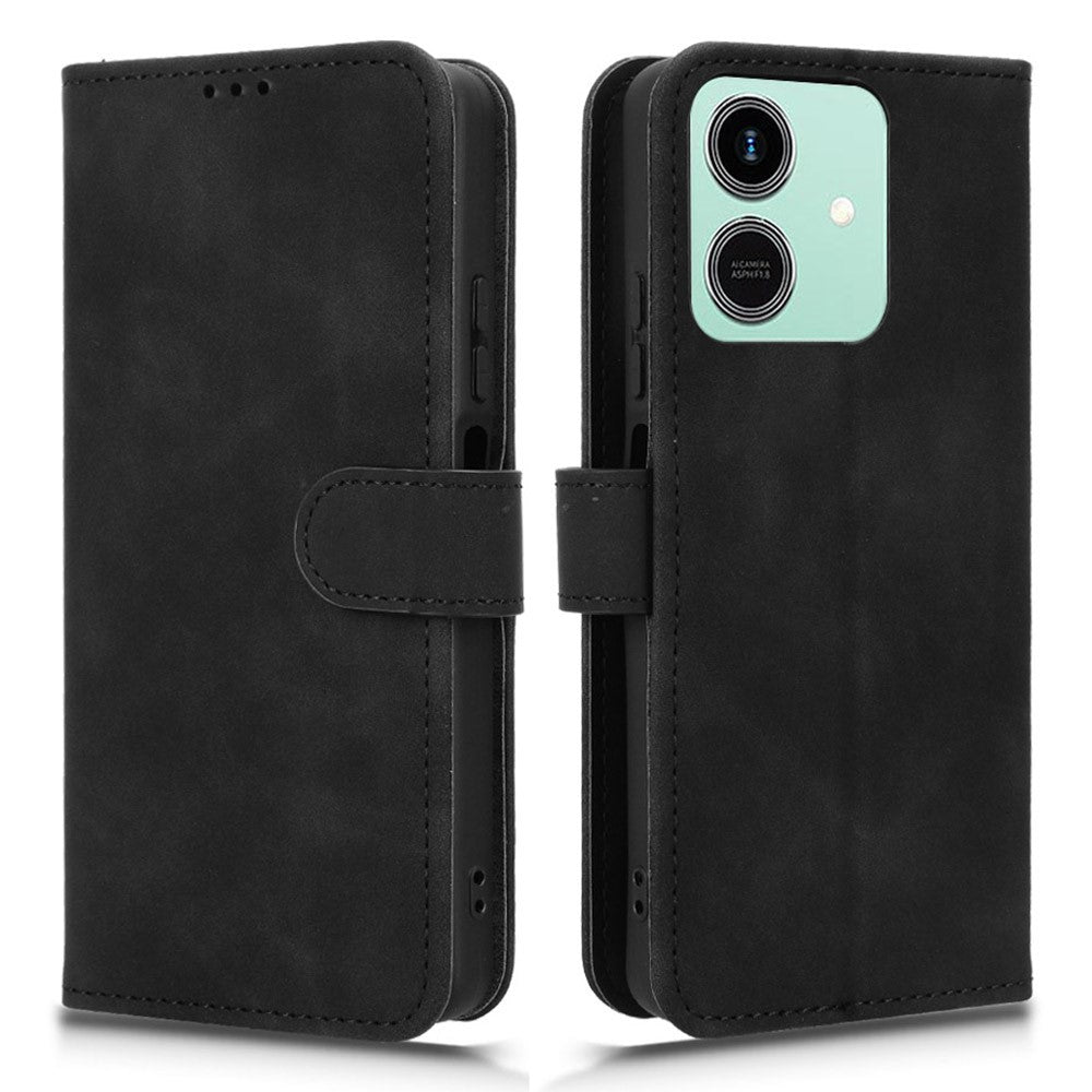 For Honor Play10 4G Leather Case Skin Feel Anti Drop Wallet Flip Phone Cover
