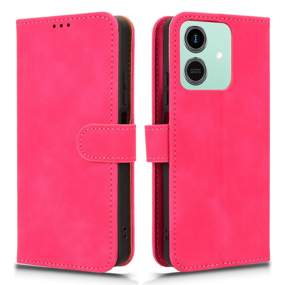 For Honor Play10 4G Leather Case Skin Feel Anti Drop Wallet Flip Phone Cover
