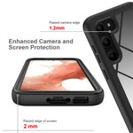 For Samsung Galaxy S23+ 3-in-1 PC + TPU + PET Screen Protector Phone Case Full Protection Drop-proof Cover